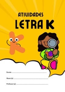 Atividades letra k para imprimir para alfabetização página 1